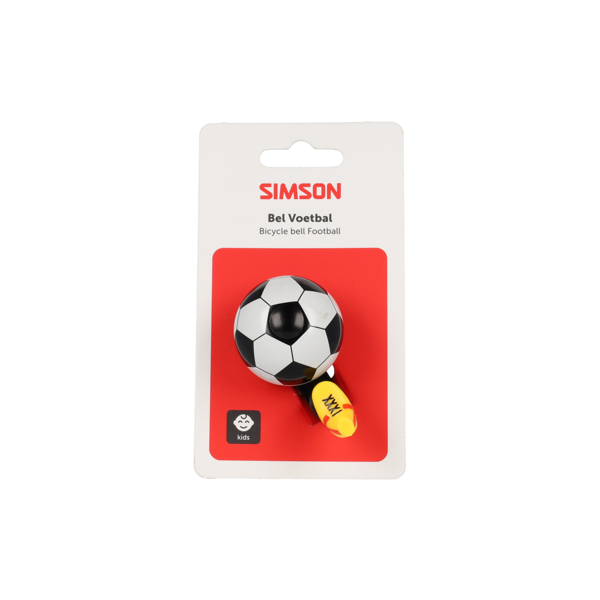 Simson fietsbel voetbal