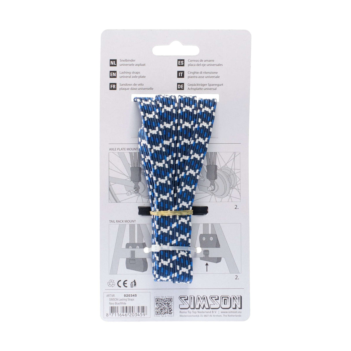 Snelbinder Trio Simson con 3 carpetas - Marine Wit