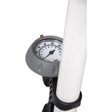 Simson bicycle pump with manometer steel 61 cm white (020601)