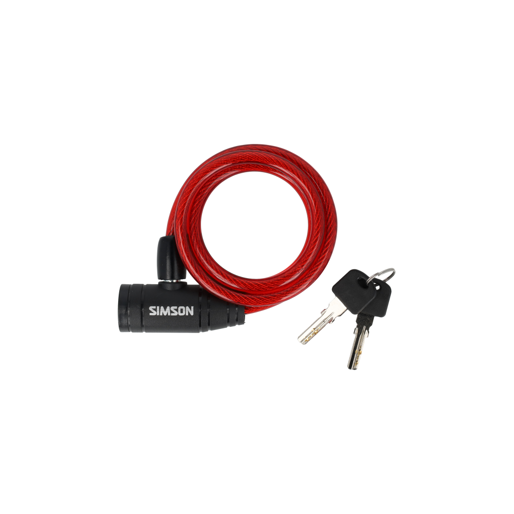 Rema tip top nederland b.v. simson spiraalkabelslot kinder 8mm x 90cm