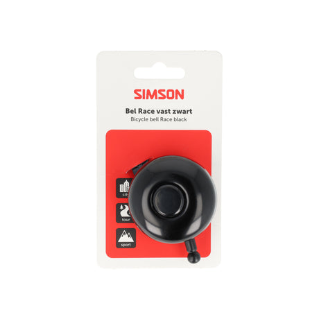 Simson bel race zwart