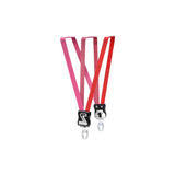 Simson Trio Short Quick Tie with 3 Ties - Pink Red