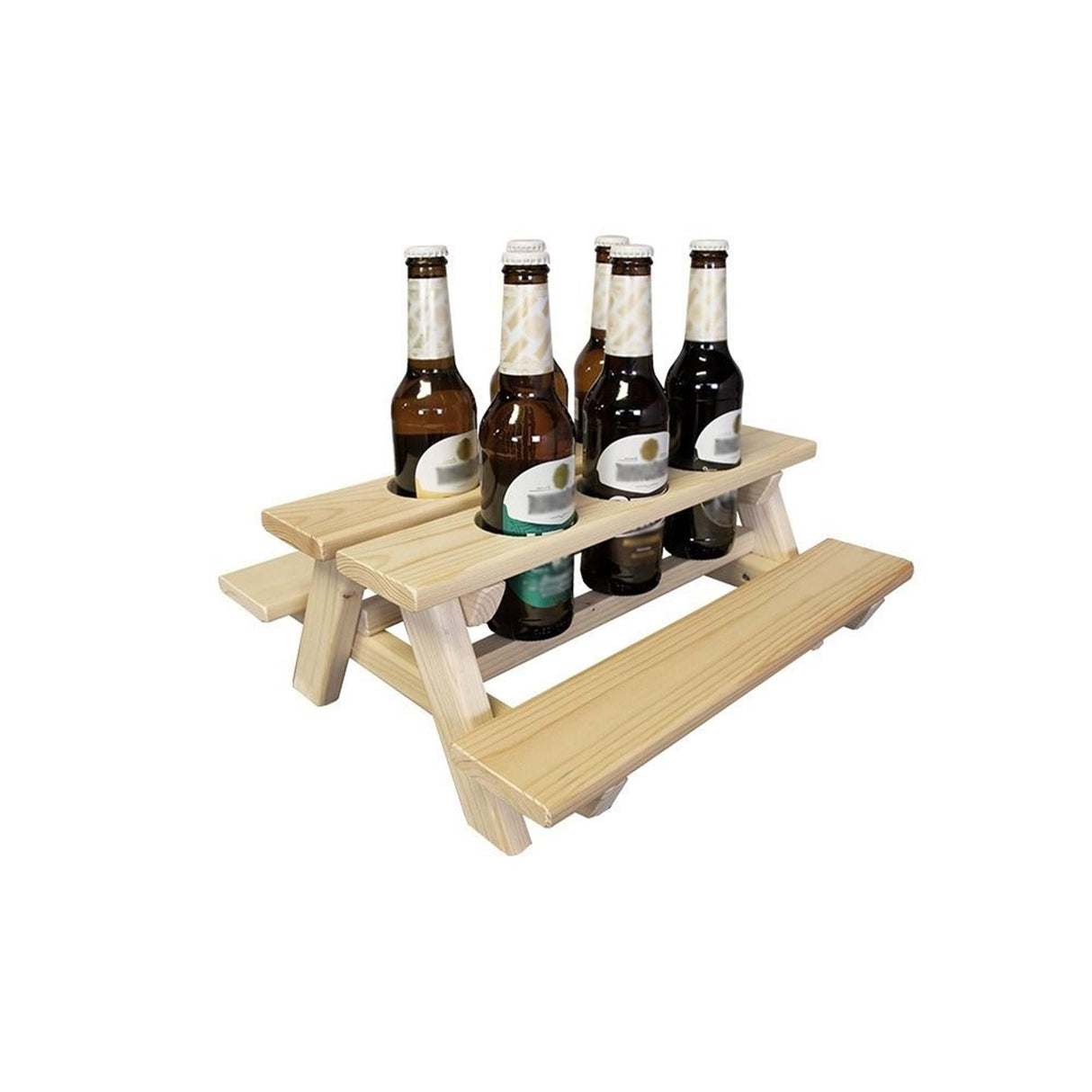 Sens -line Béierfläschhalter Picknickbank