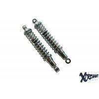 Xtreme shock absorber set maxi tomos 300mm chrome