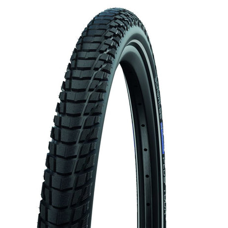 Schwalbe Marathon Plus Tour - Wired - Addix Gréng - Smartguard - 700x35c - Schwaarz + Reflex