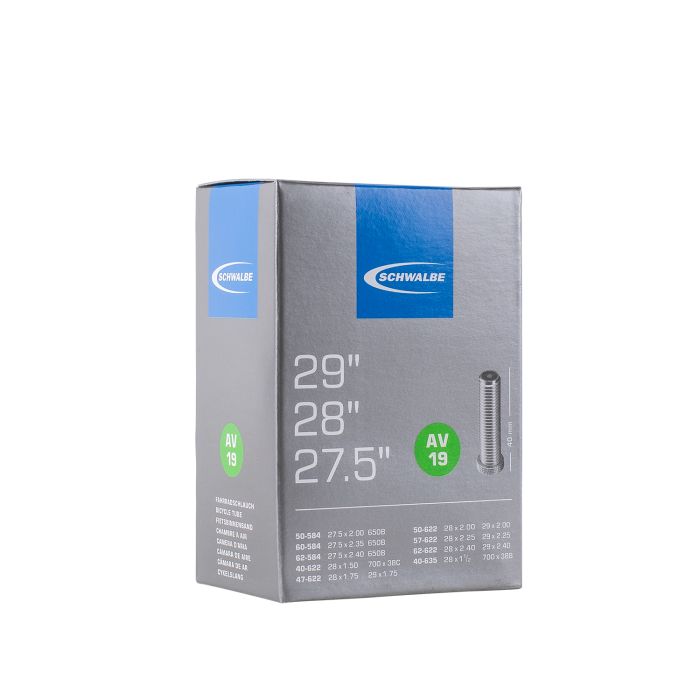 Schwalbe Tubo interno AV19 28 29 polegadas 40 62-622 40 mm