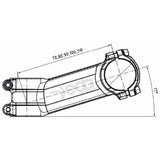 Deda Deda Nok Zero 70mm Bob ALU 73-17GR. 31,7 mm OEM