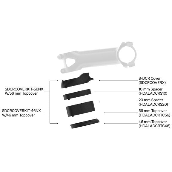 Headset Dedacciai deda s-dcr 56mm pro zero2 a zero1