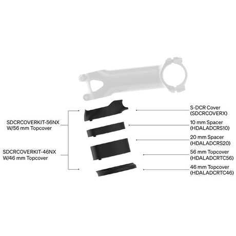 Dedacciai deda headset s-dcr 56mm för zero2 och zero1