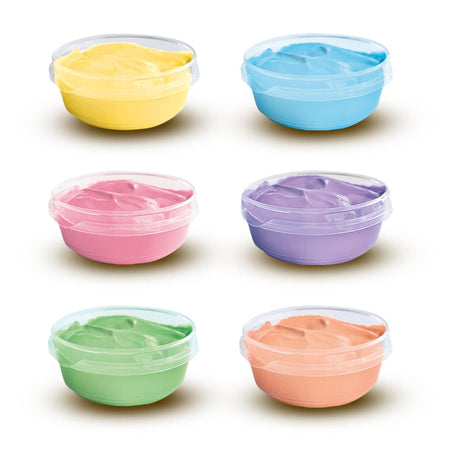 Ses prstová barva pastel 6 barev x 45 ml