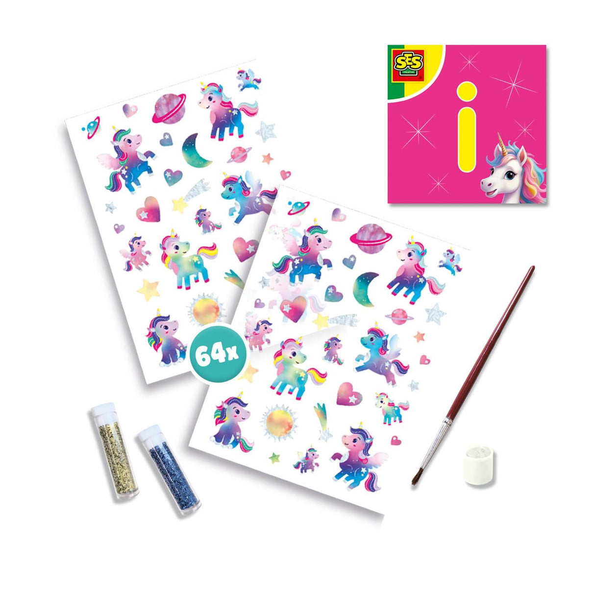 Ses unicorn - tattoos and glitter