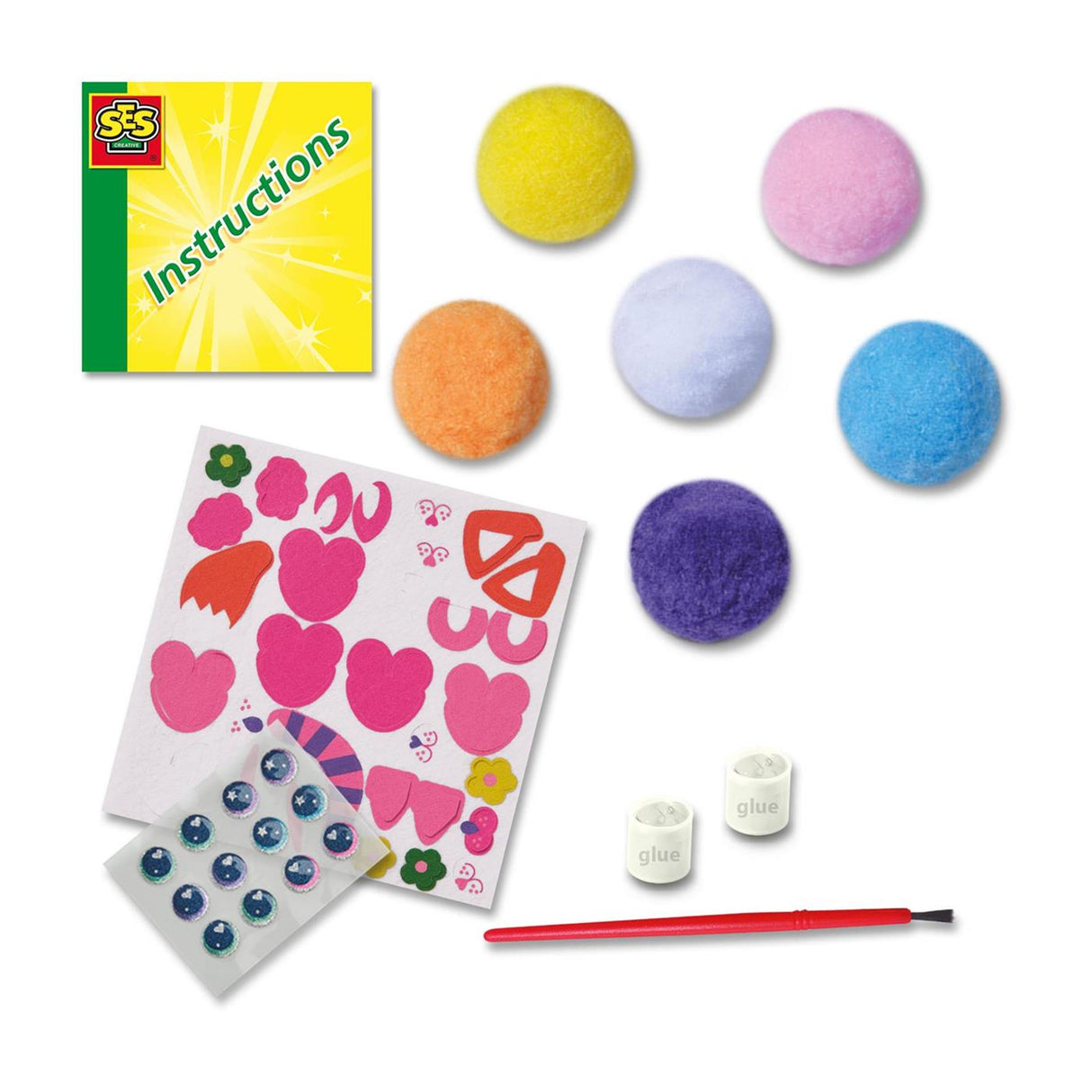 Sei amici di pom pom