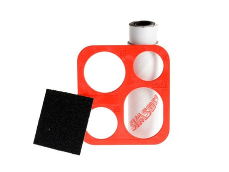 Simson tire repair patch with template 7x20cm