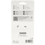 Simson koplamp aurora x-line 200 - usb-c oplaadbaar