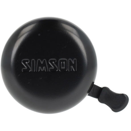 Simson zvonček tradičný čierny oceľový