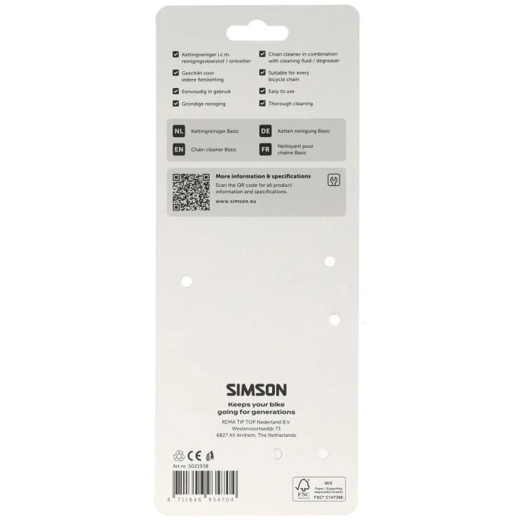 Rema Tip Top Netherlands B.V. Simson Basic Chain Cleaning Device