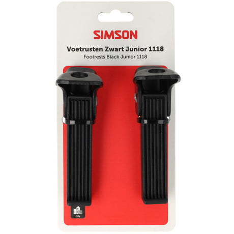 Rema Tip Top Nederland B.V. Simson Footrests Black 1118 on Axle