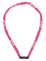 Axa chain lock rigid rcc code 120x3.5 with polyester cover - pink