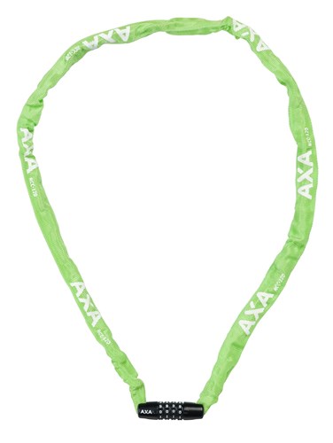 Axa zárlánc merev 120cm kódzár zöld (kártya)