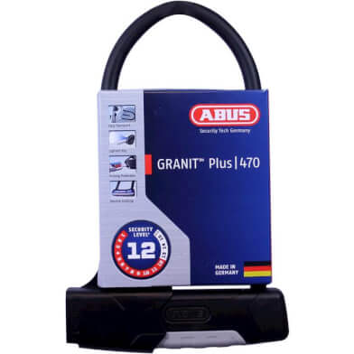 Abus granit più 470 beugellot 23cm nero