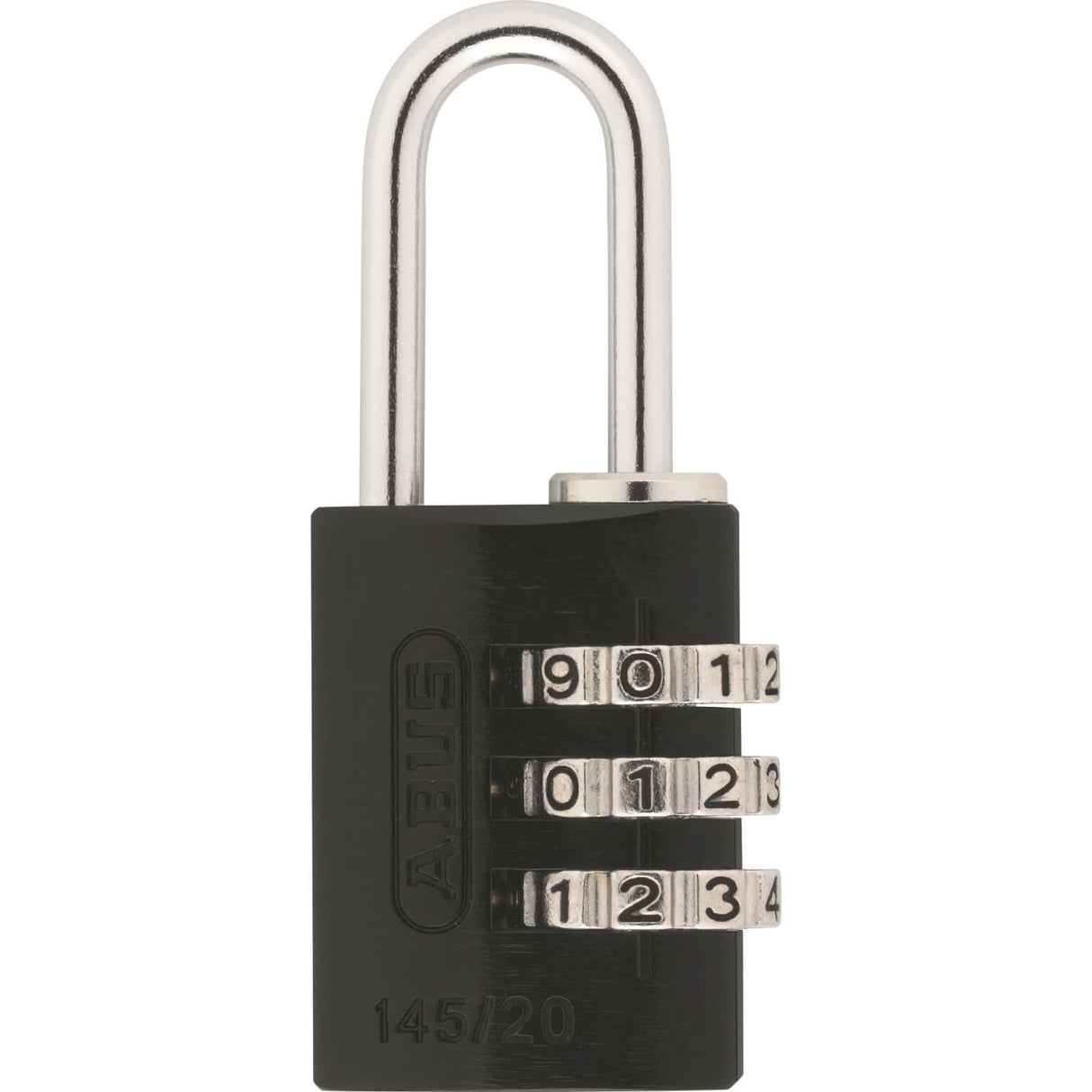 Abus Number Padlock 145 20 Black, 5cm