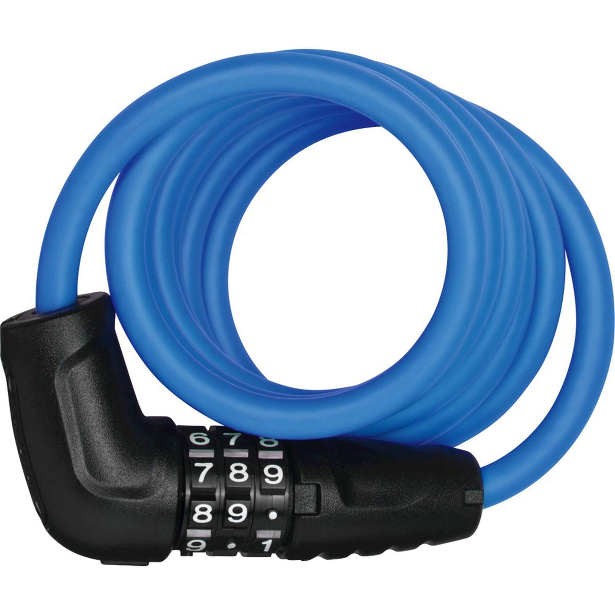 Abus Spiral Câble Lock 150 cm Bleu - Verrouillage de la figure