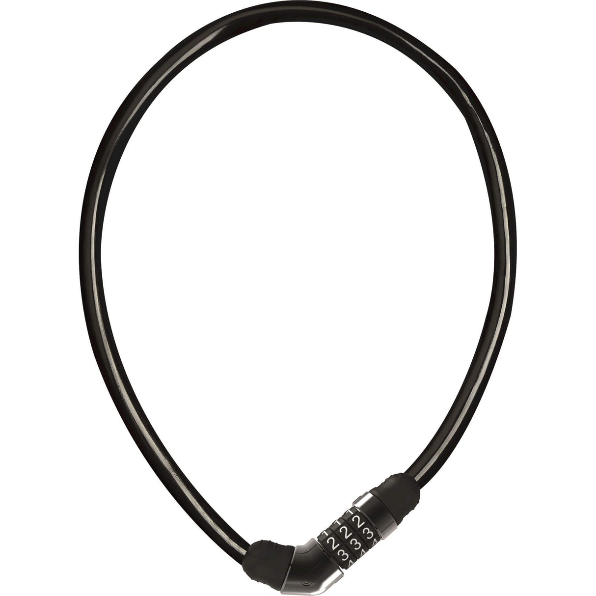 Abus -kabellås 4408C 65 svart - 65 cm