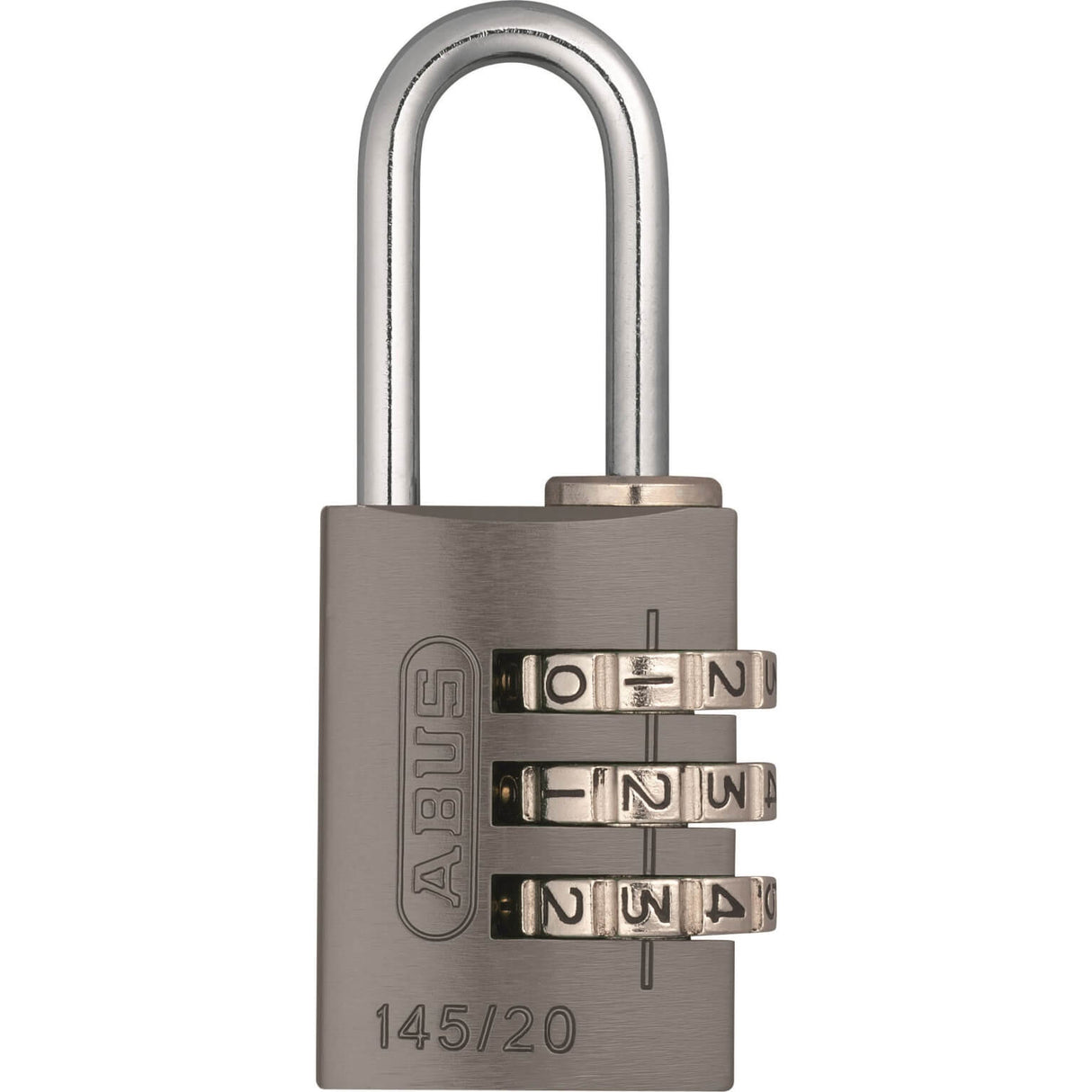 Abus Number Padlock 145 20 Titanium Gray 5cm