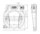 Abus pro Ampara 4750X Art2 Velo Lock, schwaarz