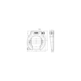 Abus Frame ring lock Amparo 4750XL R. Security Level 9. With large wheel opening