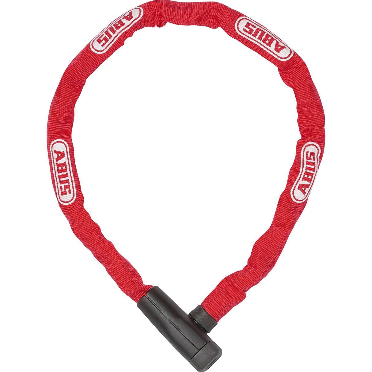 Bloqueo de la cadena de abus 5805k 75 - rojo - 75 cm - acero -o -cadena