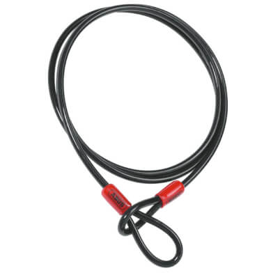 ABUS COBRA 10 200 - Blocco cavo, 2m, nero