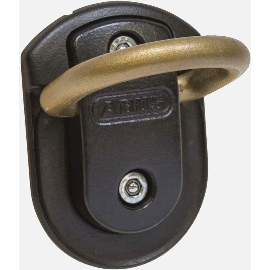 ABUS WBA75 Wall floor anchor lock black, 14mm thick, extremely high resistance, suitable for chain lock #abuswba75