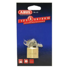 Abus Messing Padlock 65 30mm Gold - 4 cm