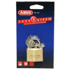 Abus Padlock 65 40 mm zlato - ključavnica ključa - 5 cm