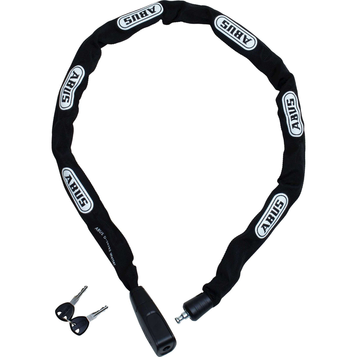 Abus CityChain 6800 110 Black - 5mm thick - Key lock
