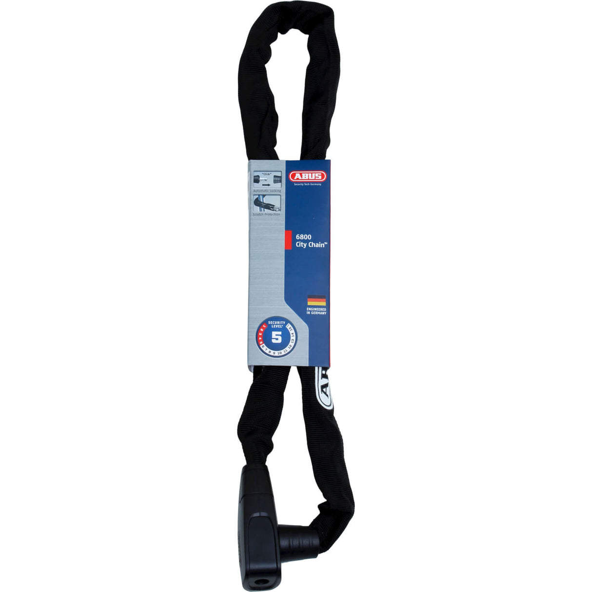 Abus CityChain 6800 85 2.0 zwart 85cm