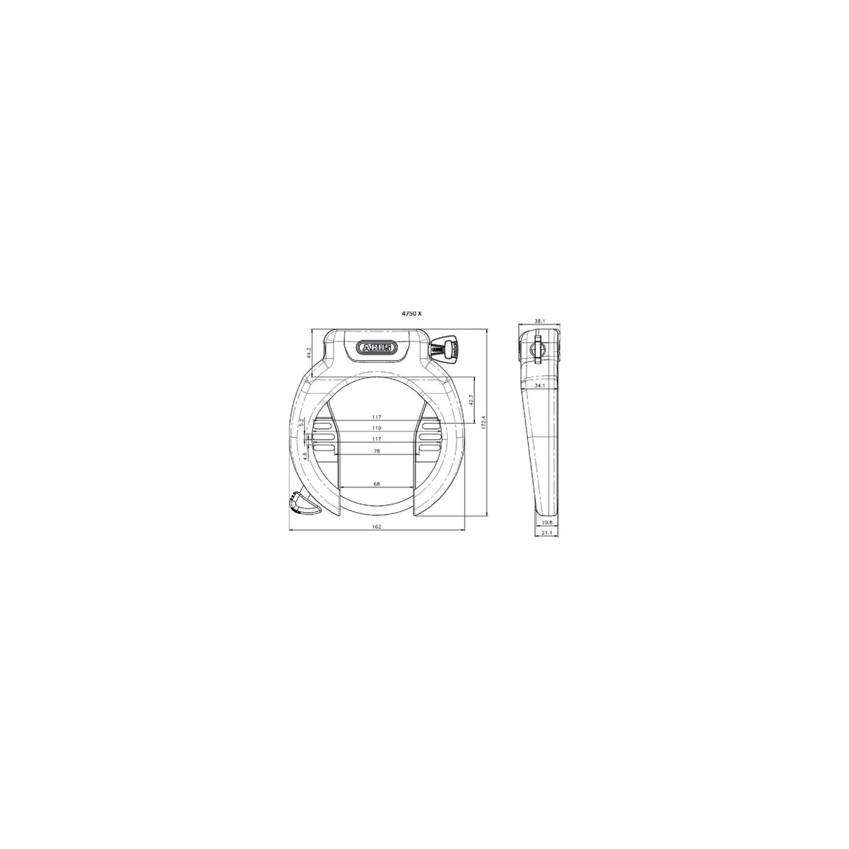 Abus ringslot amparo 4750 xr