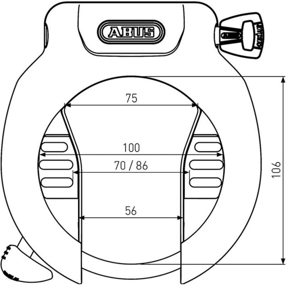 ABUS PRO AMPARO 4750S ART2 BLACK