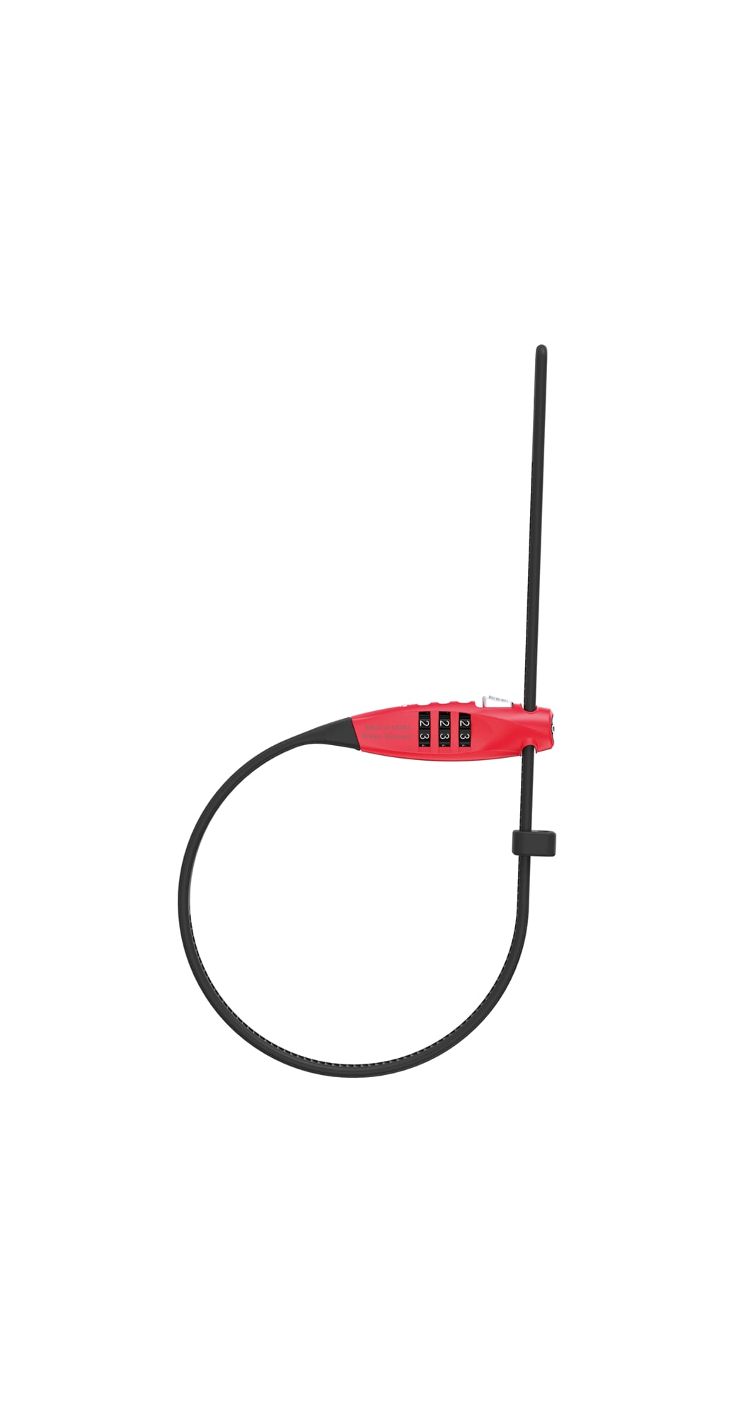 Abus Combiflex TravelGuard Red