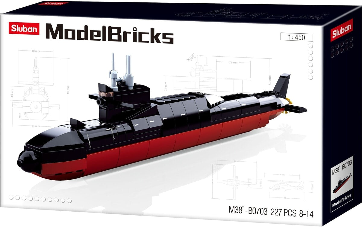 Sluban strategesch U-Boot: 227 Stéck (m38-b0703)