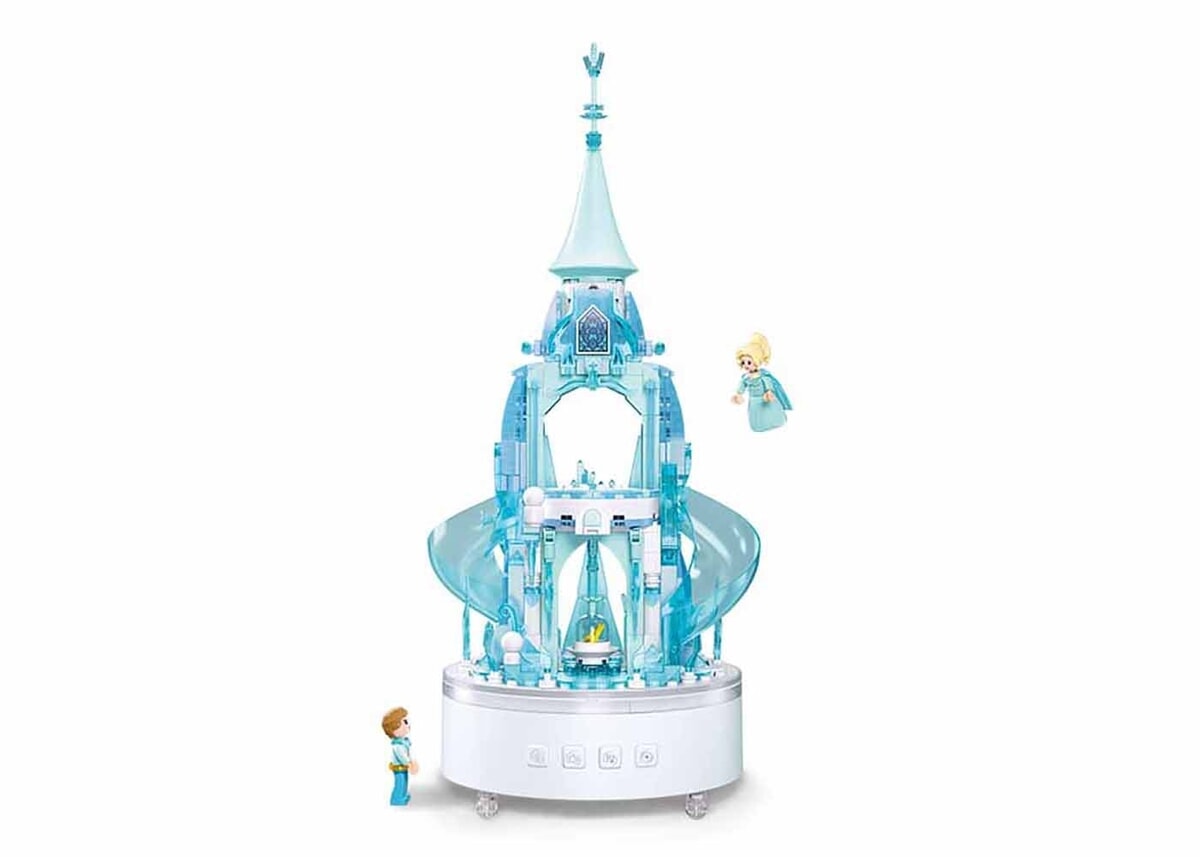 Sluban ice castle music box (m38-b1168)