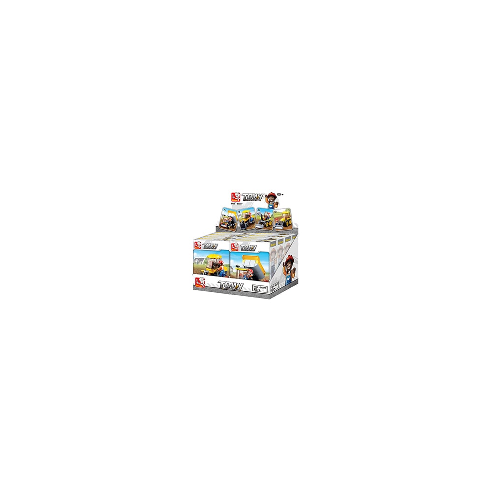 Sluban construction display 8 pieces (m38-b0377)
