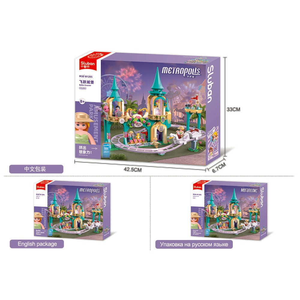 Sluban metropolis roller coaster (m38-b1285)
