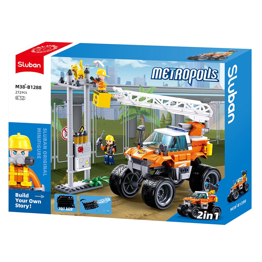 Sluban metropolis rescue vehicle (m38-b1288)
