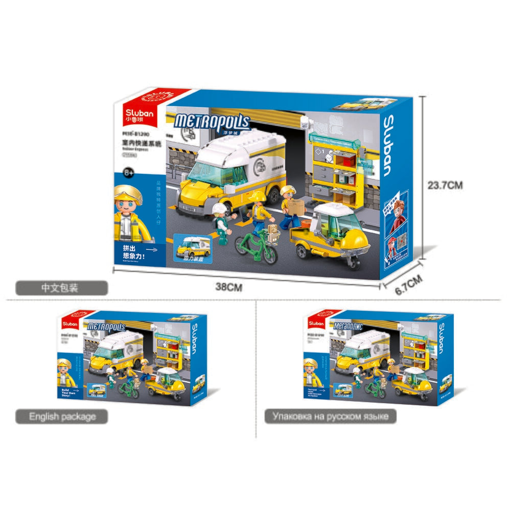 Sluban metropolis delivery service (m38-b1290)