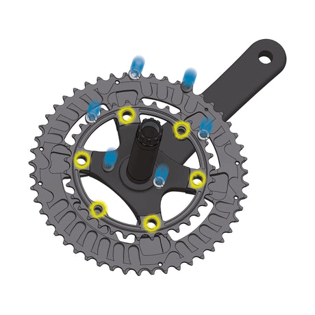 Miche Crankset Supertype HSL 170 mm 36-50