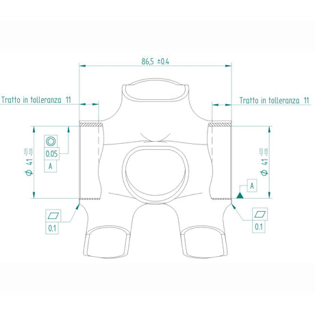 Miche Evo Max BB86 PressFit Bottom Bracket, 41 x 86.5 mm