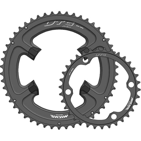 Miche Chaining Top UTG R71 12V 50T Svart med bolter