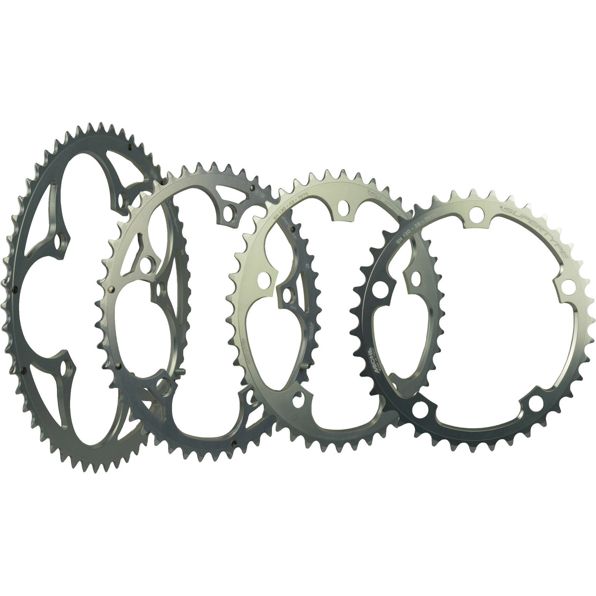 Miche žvaigždutė shimano 47t 3 32 47 130 supertipas sidabras